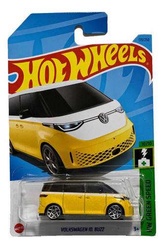 Hot Wheels 2023 Volkswagen Id Buzz 173/250 Green Speed 10/10