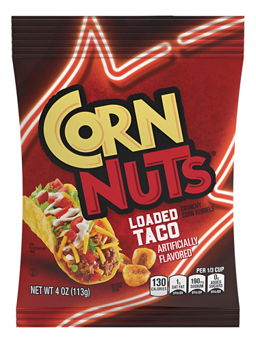 Botana De Maíz Corn Nuts Sabor Taco Banquetero Con Todo 113g