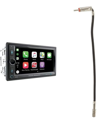 Imagen 2 de 4 de Power Acoustik Cp 650 Receptor Estéreo Para Coche Con Pan...