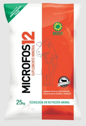 Microfos 12 Sal Mineral Para Ganado Bovino 25kg