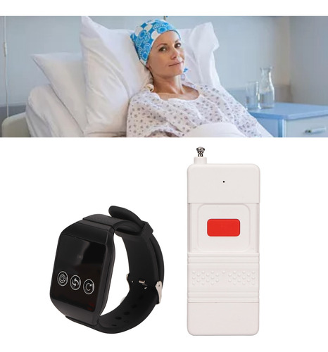 Transmissor De Botão De Chamada Sem Fio Caregiver Pager Sos