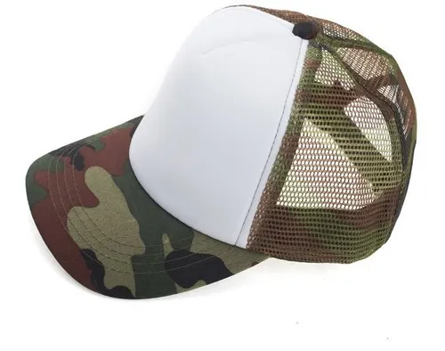 comprar Gorra Trucker Camuflada C\u002F Frente Blanco P\u002F Sublimar