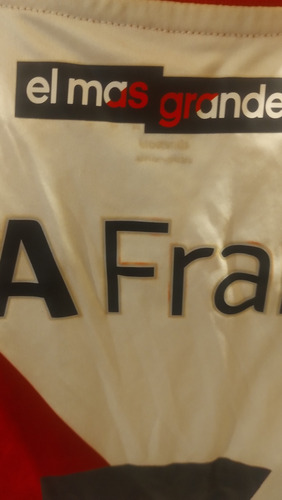 Camiseta River Plate. Original. N° 7. Rodrigo Mora. (Usado)