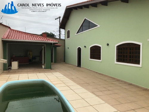 Imagem 1 de 15 de 3119-linda Casa Em Itanhaém Com Piscina !!! Imperdível