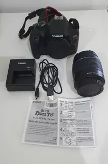 Canon Eos Rebel T6 Dslr Cor Preto