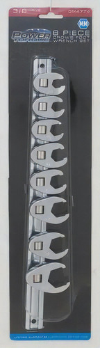 Juego De Llaves Metricas Pata De Gallo 9 Pzas Power Torque