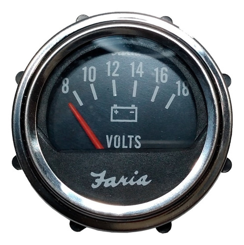 Reloj Voltimetro 12v Faria