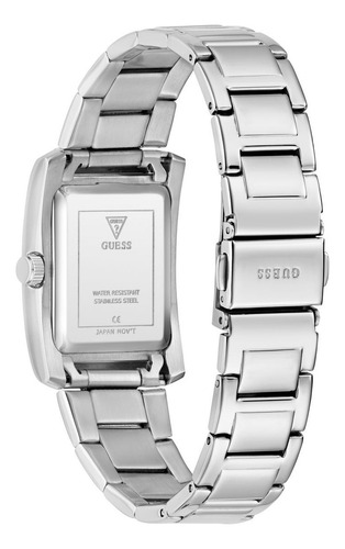 Reloj Guess Azul Bonnie Mujer Acero Inoxidable Correa Plateado Bisel Plateado