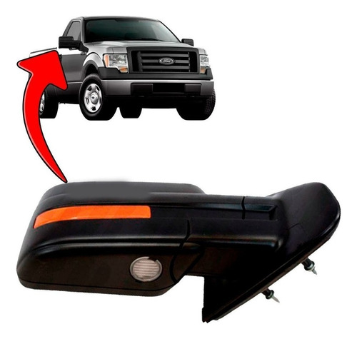 Espejo Der Con Blinker Elect Para Ford F150 3.7 4.2 2009-14