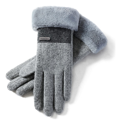 Guantes De Lana Cálidos De Invierno Para Mujer Guantes