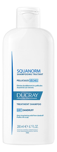 Ducray Shampoo Squarnorm Caspa Seca Grasa 200ml