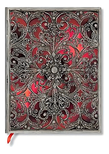 Caderno Diario Anotacao Garnet Ultra Cor Vermelho
