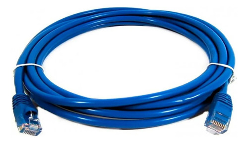 Patch Cord De 1,5 Mts Cat-5e Pct C/ 25 Unidades Azul Anatel