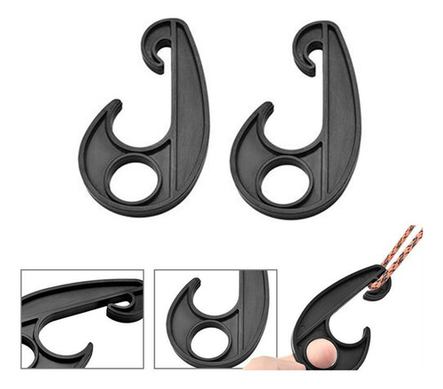 5x Ganchos De Cuerda Elástica Accesorios Ganchos De Cuerda