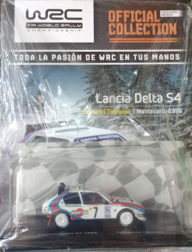 Coche Rally Lancia Delta S4 Número 42 Escala 1:43 Salvat