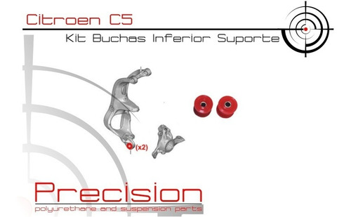 Kit Buchas Diant. Citroen C5 08 Em Diante Pu 5 Anos Garantia