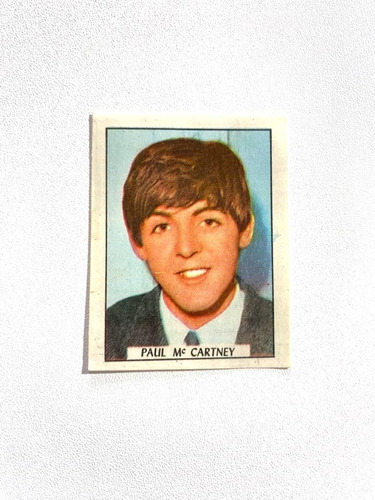 Figurinha Original Álbum Ídolostv 1967 Paul Mccartney Beatle