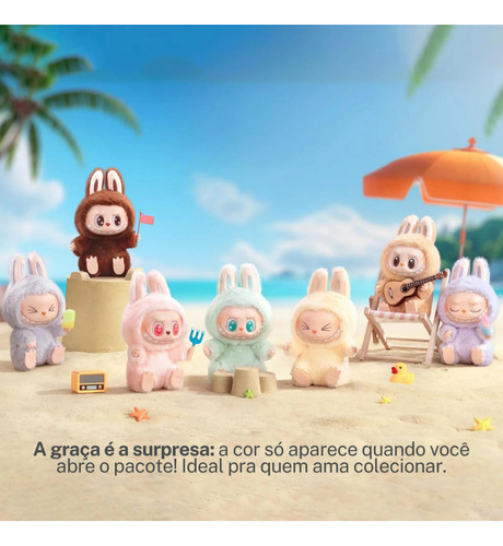 Labubu C/ Roupa Chaveiro Pop Pelúcia Surpresa Colecionável