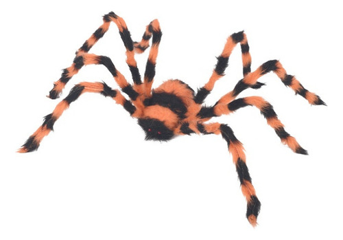 Tdx Decoración De Halloween 90cm Araña Vientre Naranja