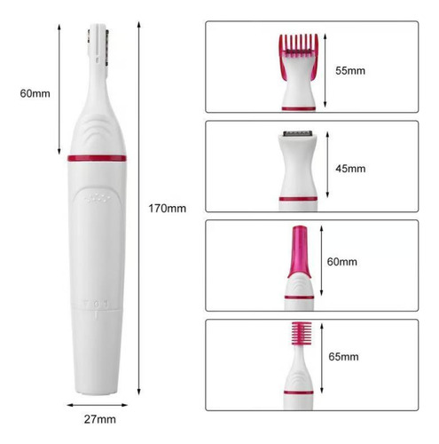 Aparador De Pelos Sweet Sensitive Precision Com 4 Cabeças