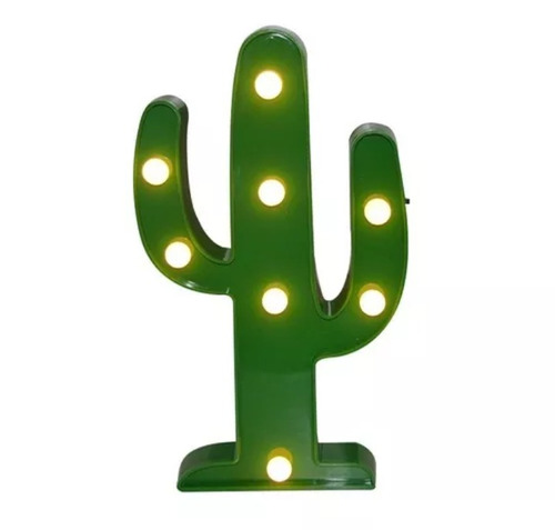 Lampara Led Veladora Cactus