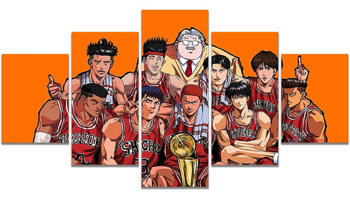 Póster De Slam Dunk Anime Impreso En Lienzo, Imagen De...