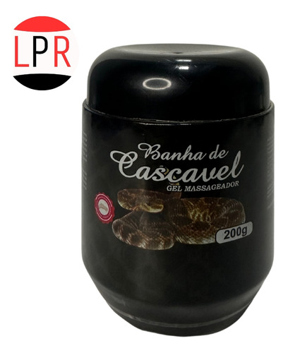  Kit C/ 6 Gel Massageador Banha De Cascavel 200g Extra Forte