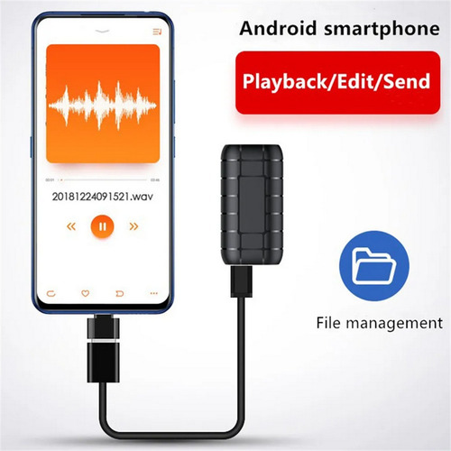 Mini Grabadora De Voz Digital Con Cable Usb