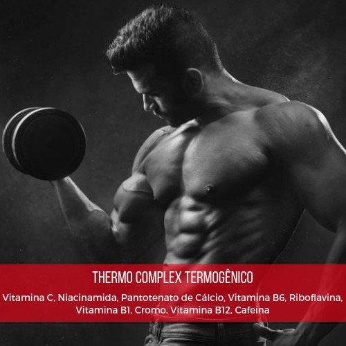 Cafeína + Riboflavina + Niacinamida + 6 Ativos : 120 Caps
