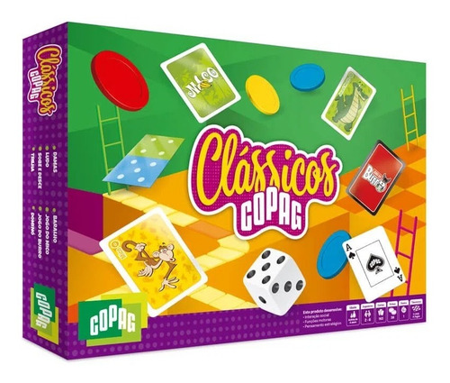 Jogo De Tabuleiro Cartas Board Game Jogos Clássicos Copag