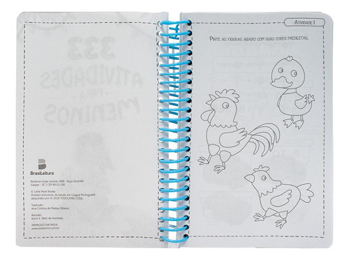 333 Atividades...meninos (esp), De Little Pearl Books. Editorial Brasileitura, Capa Mole, Edição 1 Em Português, 2025