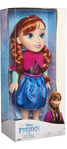 Boneca De Vinil Grande Princesa Anna Viagem Disney Frozen