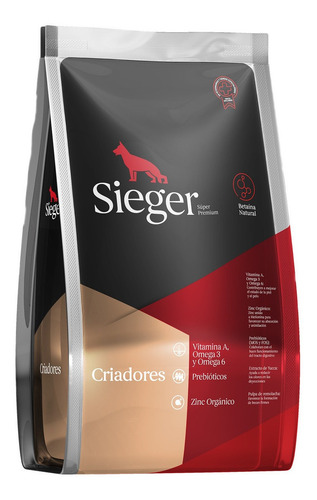 Imagen 1 de 1 de Alimento Sieger Super Premium para perro todos los tamaños en bolsa de 20 kg