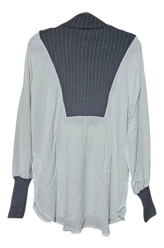 Camisola Cuello Alto (tejido) Zara Crepe Y Lana. Ver Medidas