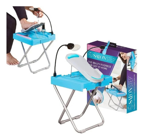 Mesa Plegable Pedicura Con Lupa Y Ventilador