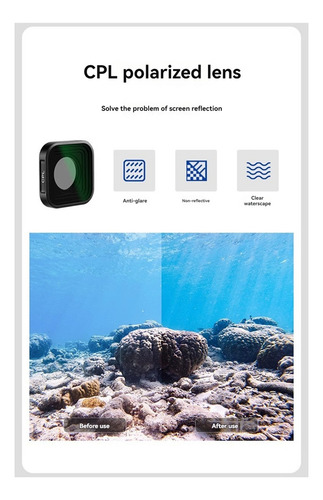 Juego De Filtros Nd Compatible Con Gopro Hero 11, 10, Paque