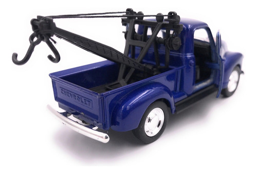 Auto Colección Welly Chevy Tow Truck 1953 1:24 Azul