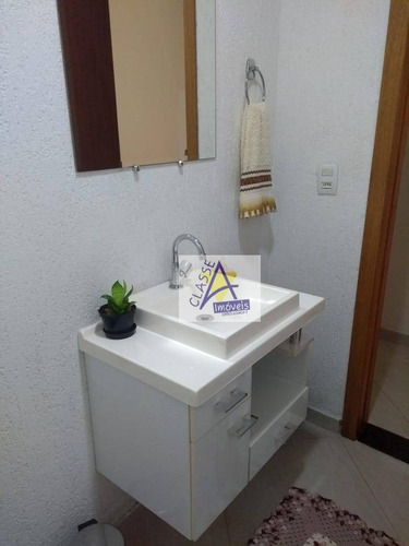 Imagem 10 de 30 de Sobrado Com 2 Dormitórios À Venda, 160 M² Por R$ 530.000,00 - Parque São Vicente - Mauá/sp - So0103