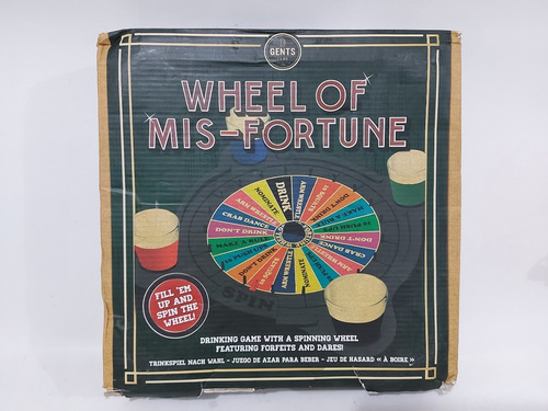 Juego Wheel Of Mis-fortune Gents Club / Juego Beber Shots