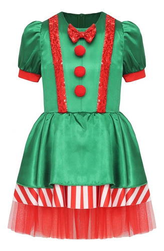 Disfraz Navideño Para Niños Y Niñas, Vestido De Baile Con Tutú, Patinaje Artístico