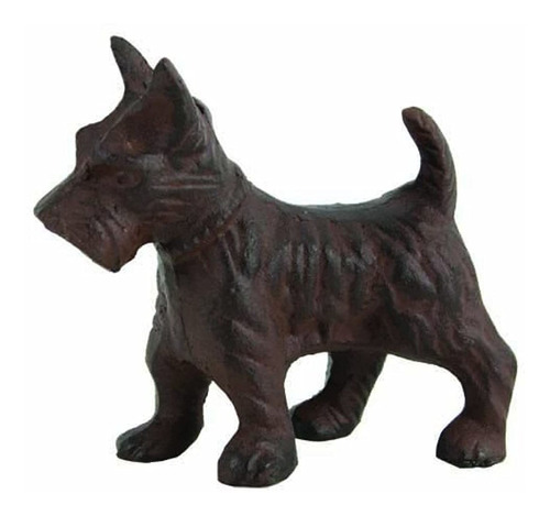 Scottie Perro Hierro Fundido Perrito Figura Coleccionable De