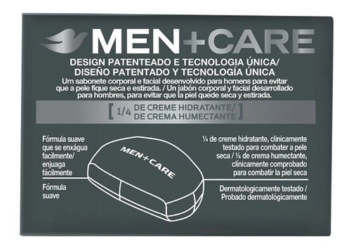 Imagem 2 de 3 de Sabonete Em Barra Dove Men Care Clean Comfort Com 90g