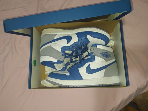 Tenis Jordan High Og Blue Originales Talla 27# (9 Us)