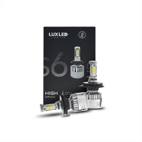 Kit Cree Led S6 Hd H1 H3 H7 H11 9004 Lux Led 44.000 Lum H7 Blanco Frío