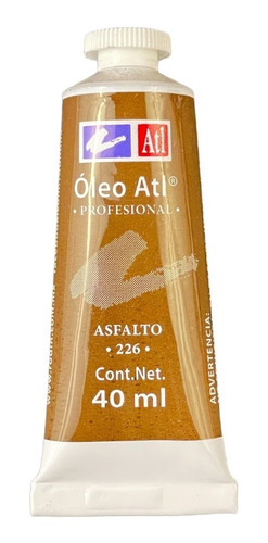 Imagen 1 de 2 de Oleo Atl Laca Asfalto 226 De 40 Ml.
