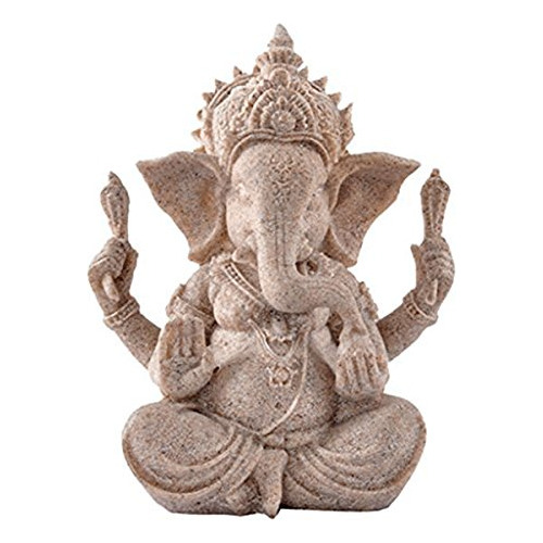 Estatua Elefante Escultura Piedra Arenisca Ganesha Buddha