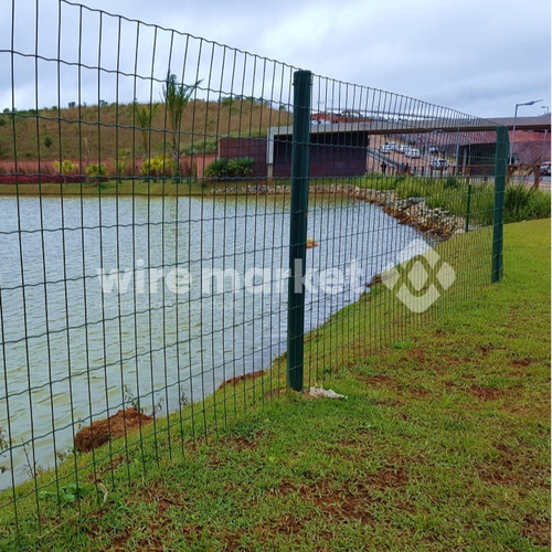 Imagem 5 de 6 de Tela De Jardim Decorativa 5,00 X 1,00m Revestida Pvc Verde