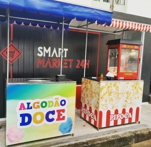 Aluguel De Barraca De Pipoca E Algodão Doce