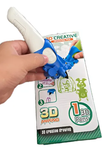Lápiz 3d Sin Filamentos Moltok Azul