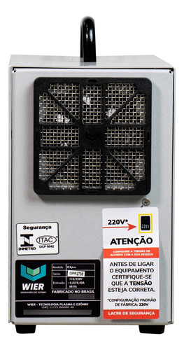 Gerador De Ozônio Ozpro Wier Para Higienização Profissional